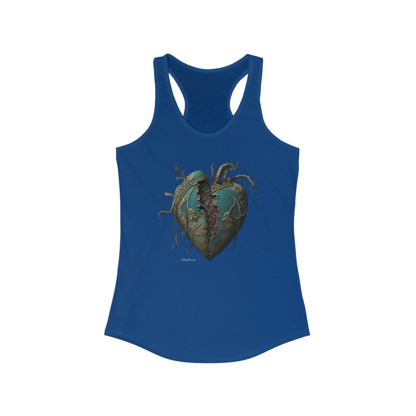 Victorian Broken Heart Women's Ideal Racerback Tank