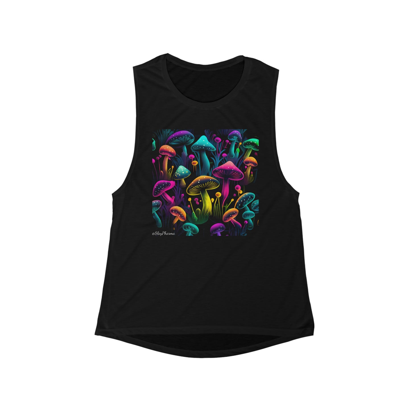 Mushroom kandy Women's Flowy Scoop Muscle Tank