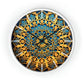 Muqarnas pattern Wall Clock w/ lines