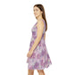 Floral Pattern Women's Skater Dress #6