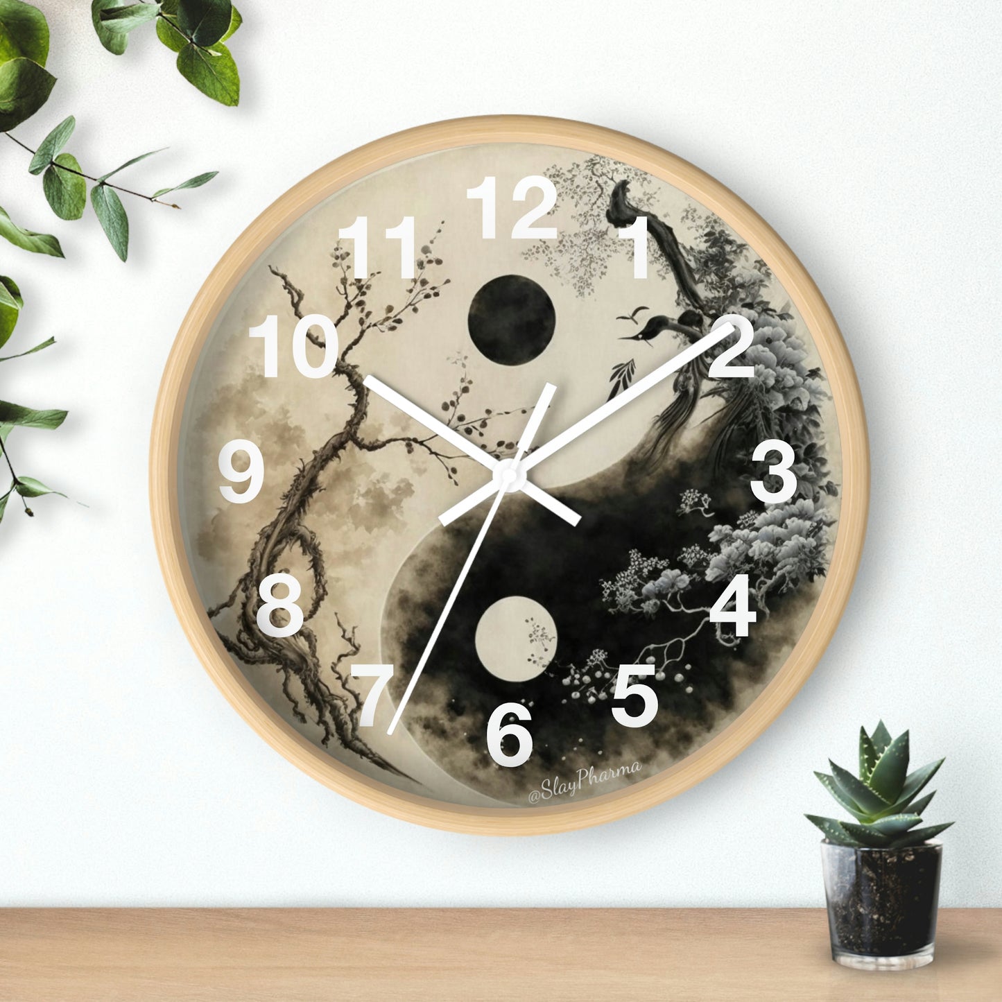 Duality Wall Clock #1 w/ numbers
