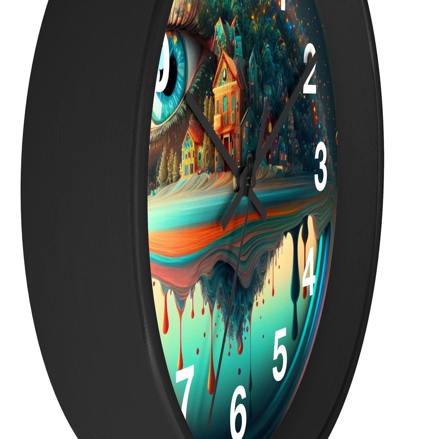 Other Worlds Wall Clock #2 w/ numbers