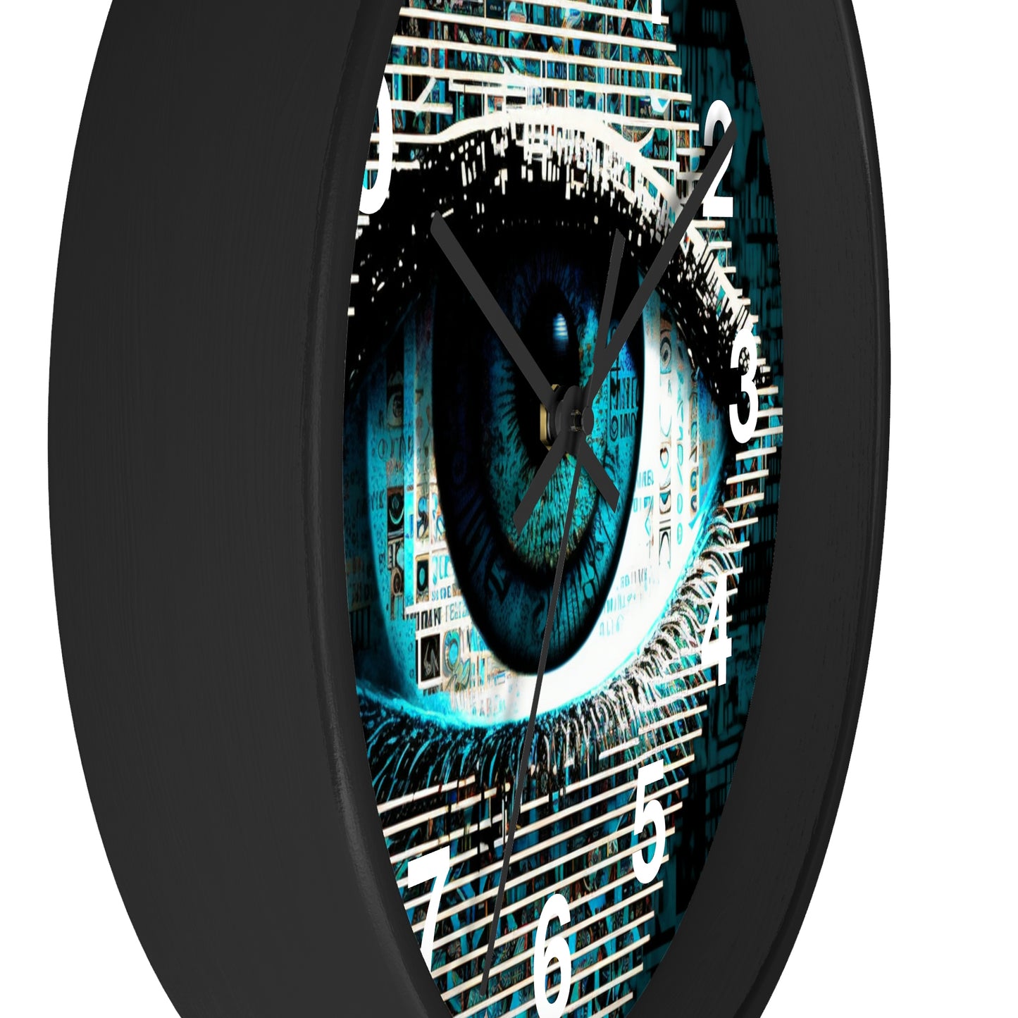 All Seeing Eye Wall Clock #2 w/ numbers