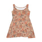 Floral Pattern Women's Skater Dress #10