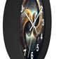 Geometric Wall Clock #8 w/ numbers
